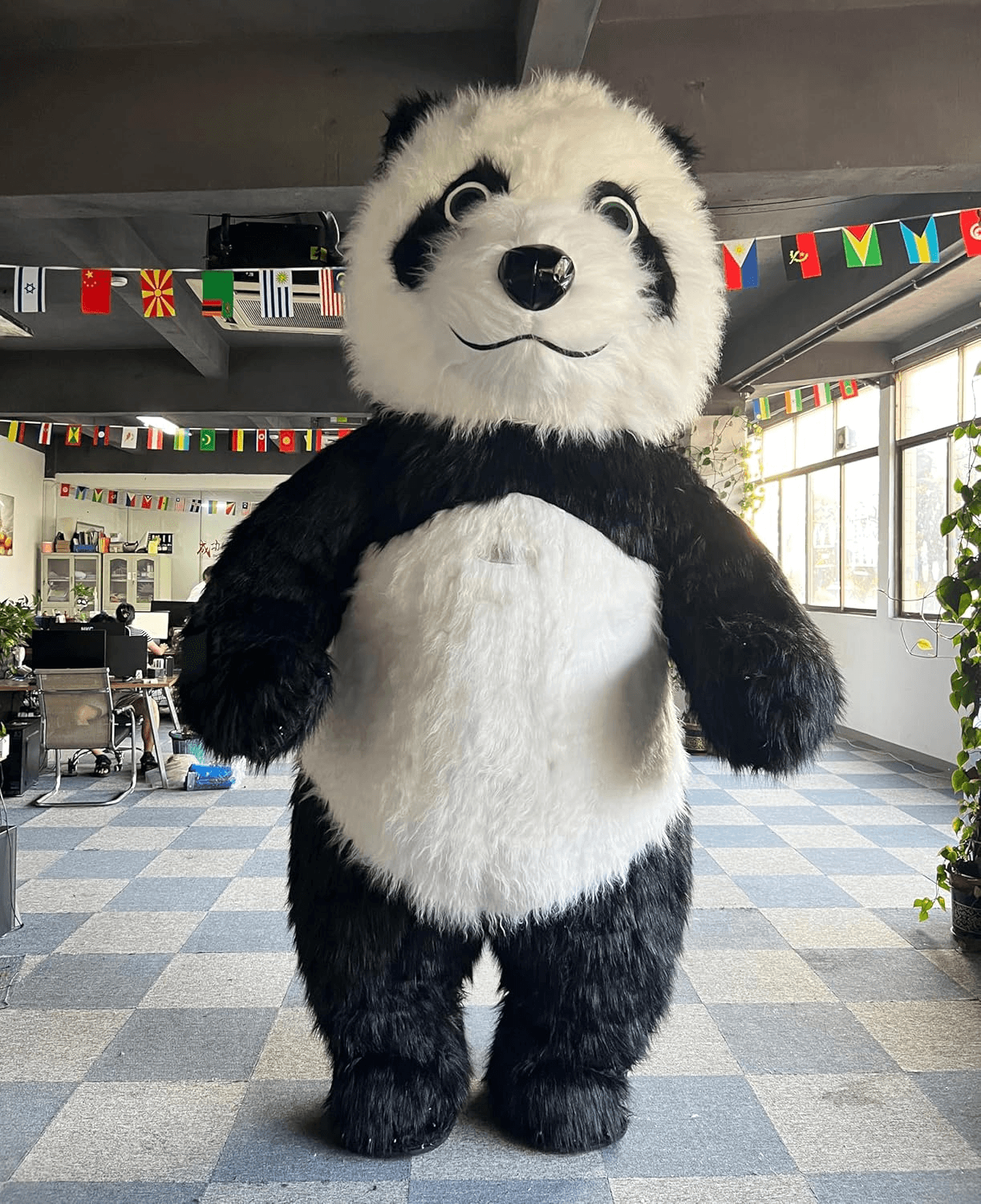 Giant panda costume